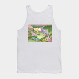 Monhegan Island Maine Kathy's Clothesline Tank Top